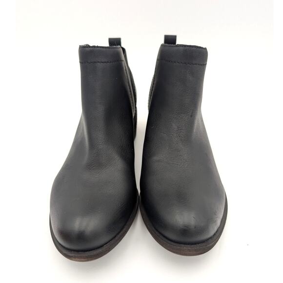 Lucky Brand Badene Ankle Boots Women's Faux Leather Black Size US7M EU37.5 - Picture 2 of 13